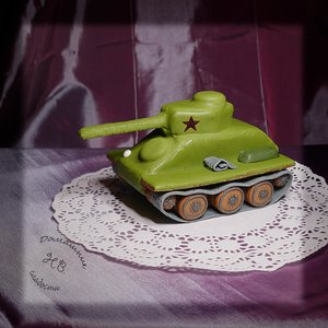 Пряничный танк 3д